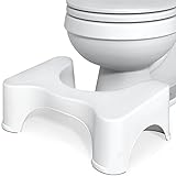 Squatty Potty Original Badezimmer Toilette Schemel, 7-Zoll Höhe, Weiß