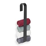 Relaxdays Handtuchhalter ohne Bohren, Edelstahl, 45 cm, Selbstklebende Handtuchstange, Gästehandtuchhalter…