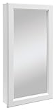 Design House 545111 Wyndham Medizinschrank-Spiegel, 1-türig und 2-teilig, 40,6 x 76,2 x 12,9 cm, Weiß