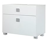 Schildmeyer 105841 Waschbeckenunterschrank, 65 x 53,5 x 32,5 cm, weiß