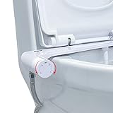 Bolina Bidet-Aufsatz für Toilette, nicht-elektrischer Frischwasser-Bidet-Toilettensitz mit selbstreinigender…