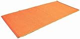Easy Teppich, Baumwolle, waschbar, für Bad und Küche, rutschfest (55 x 110 cm, Orange)