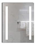 Dr. Fleischmann LED-beleuchteter Badezimmerspiegel Lichtspiegel Badspiegel Wandspiegel Tageslichtweiß…