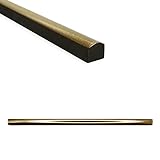 Questech Fliesenborte, 1,27 x 30,5 cm Soho Listel Low Pencil Tile Edge Liner, Gold Metal Finish, 6 Stück