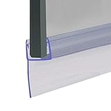 SEAL058 Duschdichtung für Duschwände, Türen oder Paneele, passend für 10, 11 oder 12 mm Glas, gerade…