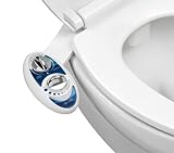Luxe Bidet Neo 185 – Selbstreinigende Dual Düse – Frische, Wasser ohne Elektrik Mechanische Bidet WC-Aufsatz…