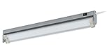 EGLO Unterbauleuchte LED DOJA mit Wippschalter aus Alu Länge 35cm, Aluminium, silber