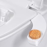 Bidet-Toilettensitz-Aufsatz – selbstreinigender Wassersprüher + verstellbare Druckdüse, einfache Installation…