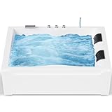 Whirlpool Badewanne - Badewanne 180x120 cm - Unikales Whirlpool-Erlebnis nach Ihren Wünschen - Wählen…