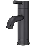 PFISTER LG42-NB00 Contempra Badezimmer-Wasserhahn mit einer Bedienung, 10,2 cm, matte black