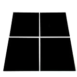 Servewell Quadratisch Schwarz Kind sicher bruchsicher Wand Fliesen, Plastik, schwarz, Pack of Ten -…