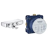 GROHE Grohtherm SmartControl - Thermostat-Wannenbatterie, chrom, 34718000 & Rapido SmartBox | UP-Rohinstallation…