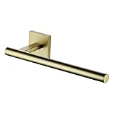 KOKOSIRI Badezimmer Handtuchstange Gold Handtuchhalter Wandhalterung Toilette Küche Schrank Papierhalter…