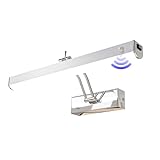 HMAKGG LED Spiegelleuchte Bad mit Bewegungsmelder, Silber-Spiegellampe Badezimmer mit Schalter, IP44…