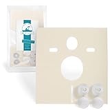 Calmwaters® Schallschutzset für Hänge-WCs und wandhängende Bidets, Schallschutz für Wandmontage, Mit…