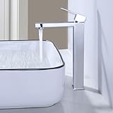ARCORA Waschtischarmatur, Wasserhahn Bad aus 304 Edelstahl Armatur Waschbecken mit 50cm Anschlussschläuche,…