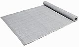 Easy Teppich aus Baumwolle, waschbar, für Bad und Küche, rutschfest (55 x 180 cm, Light Grey)