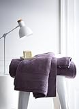 Today Serviette de Toilette 257627 Premium Handtuch aus Baumwolle, 50 x 90 cm, Violett, Violine