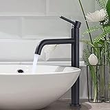 ARCORA Wasserhahn Bad, Waschtischarmatur Hoch aus Kupfer 360° Schwenkbar Armatur Waschbecken mit 50cm…