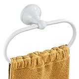 Flybath Ovaler Handtuchring Antik Messing Kleiderbügel Handtuchhalter für Badezimmer Küchenaccessoires…