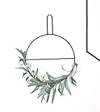 anaan Circle Design Wandkranz Metall Ring Eukalyptuskranz Kranz Handtuchhalter & Zeitschriftenhalter…