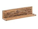 Woodkings® Handtuchhalter Holz Akazie 86cm Badmöbel Matay rustikal Handtuchstange Wandboard Massivholz