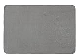 Kleine Wolke Badteppich Cecil, Farbe: Silbergrau, Material: 100% Polyester, Größe: 70x120 cm