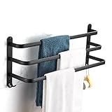 Handtuchhalter Wand Aluminium Badetuchhalter Moderner Einfacher Handtuchstange Handtuchständer mit 2…