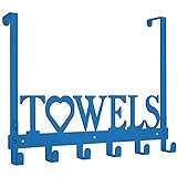 LLPJS Handtuchhaken über der Tür, Metall-Handtuchhalter, Herz-Buchstaben-Handtuchhalter für Badezimmer,…