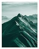 Komar Wandbild | Mountains Top | Poster, Bild, Wohnzimmer, Schlafzimmer, Dekoration, Kunstdruck | ohne Rahmen | P126B-40x50 | Größe: 40 x 50 cm (Breite x Höhe)