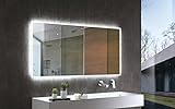 Bernstein Badshop LED Lichtspiegel Badspiegel 2073 - Breite wählbar, Größe:90 x 70 cm