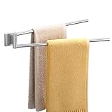 ALOCEO Drehbarer Handtuchhalter aus Edelstahl, Wandmontage, Badezimmer-Handtuchhalter, Küchenhandtuchhalter…