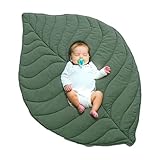 Felenny Baby Baumwolle Spielmatte Waschbar Kinderzimmer Teppich Neugeborene Krabbelunterlage Aktivitätsteppich…