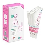 Uriniergerät für Frauen, 50Stück Einweg Urinal Frauen Faltbar Weibliches Urinal Frauenurinal für Unterwegs…