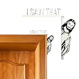 Mesen Kreative Tür Ecke Dekor, Holz Lustiges Türschild Jesus I Saw That, Bless This Home Wanddekoration,…