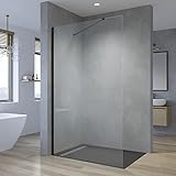 AQUABATOS® Walk-in Dusche Duschabtrennung 80 x 200 cm Sicherheitsglas 8mm Glaswand Nano Beschichtung…