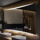 Artforma Badspiegel 60x90 cm mit LED Beleuchtung - Wählen Sie Zubehör - Individuell Nach Maß - Beleuchtet…