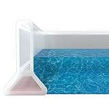 100 cm Selbstklebende Dusche Silikon Wassersperre Dichtung, Faltbare Kante Badewanne Barriere Wasserbarriere,…