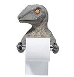 FUYU 3D-Dinosaurier Toilettenpapierhalter, Papierrollenhalter zur Wandmontage