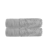 Allure Bath Fashions Saugfähiges Frottiertücher Handtücher-Set, 60% Bambus & 40% Baumwolle, Marlborough…