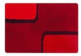 Spirella H68 WC-Vorleger ohne Ausschnitt 55 x 65 cm, Bond Red