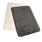 Identités Secure Soft Teppich mit Memory-Schaum, ideal als Badvorleger oder Bettvorleger, dick, weich…