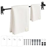 TANiCE Handtuchhalter ohne Bohren 40-70cm einstellbar Edelstahl Handtuchstange wandmontage Badetuchhalter…