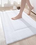 DEXI Badezimmerteppichmatte, maschinenwaschbar, super saugfähiger und bequemer, weicher Teppich, rutschfeste…