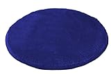 Kleine Wolke (Meusch) 2871736518 Badteppich Mona, 80 cm rund, atlantikblau