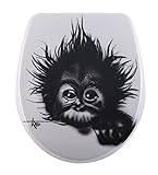 DIAQUA WC-Sitz Nice Slow-Motion, Monkey, 40,5-46 x 37,5 cm, mehrfarbig, 31171201