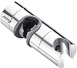 Duschkopfhalter für Gleitstange, verstellbar, universal, 18–25 mm Außendurchmesser, Handbrausehalterung,…