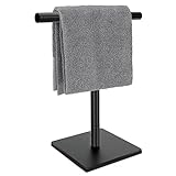 Mutclord Quadratischer T-förmiger Handtuchhalter – freistehender Handtuchhalter für Badezimmer oder…
