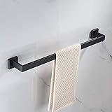 JunSun Quadratische Handtuchstange 61 cm Edelstahl Badezimmer Hardware Handtuchhalter Modernes Design…