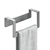 WEISSENSTEIN Handtuchstange Klein - Edelstahl ohne Bohren 22cm - Handtuchhalter selbstklebend für Bad…